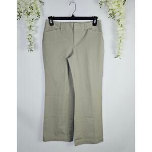 Eddie Bauer Curvy Fit Chino Pants Women 8 Khaki Tan Stretch Casual Office Career